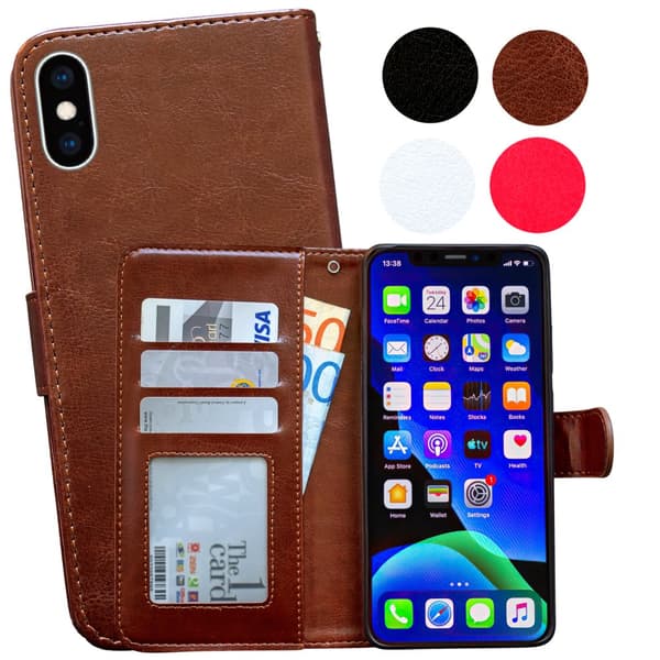 iPhone Xs Max - Læder cover / Beskyttelse