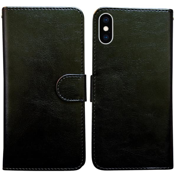iPhone Xs Max - Læder cover / Beskyttelse