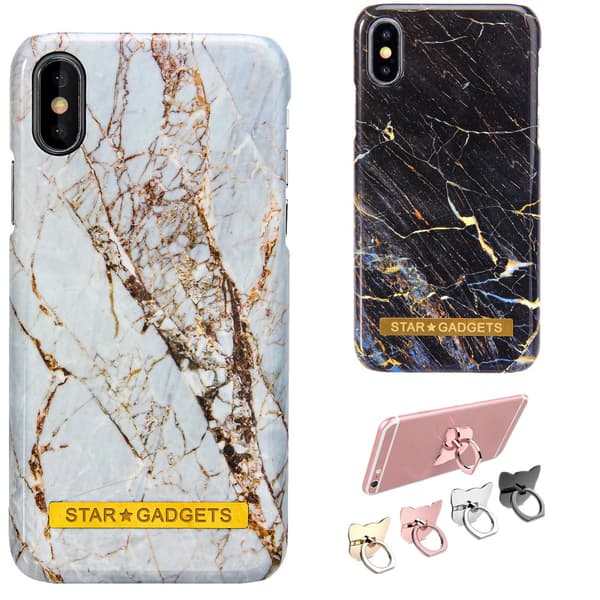 iPhone X/Xs - Cover / Beskyttelse Marble