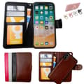 Miniatyrbillede 1 af 10: iPhone Xs Max - Leather Case / Wallet
