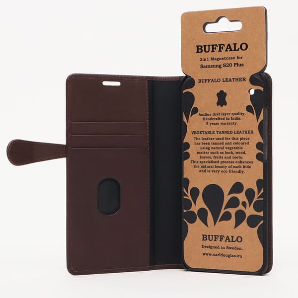 BUFFALO Wallet Læder Samsung S20 Plus Brun