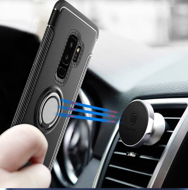 Samsung S9  fodral med Roterande ring
