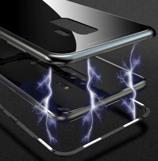 Magnetisk hård fodral i 2 delar för samsung s8