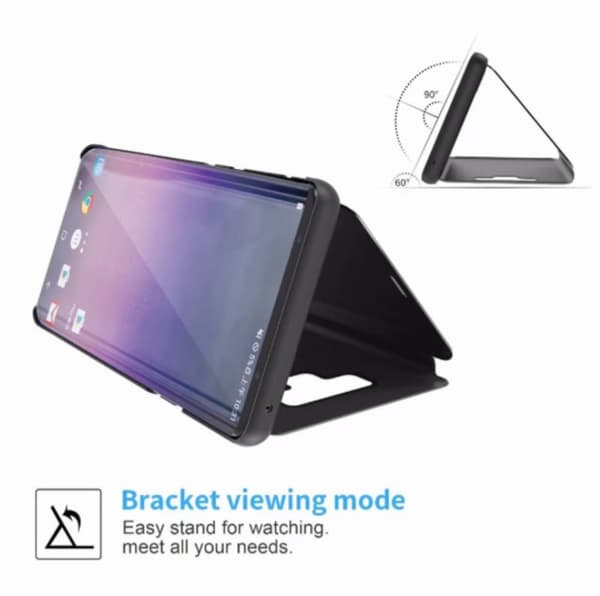 Note 9 flip fodral lila