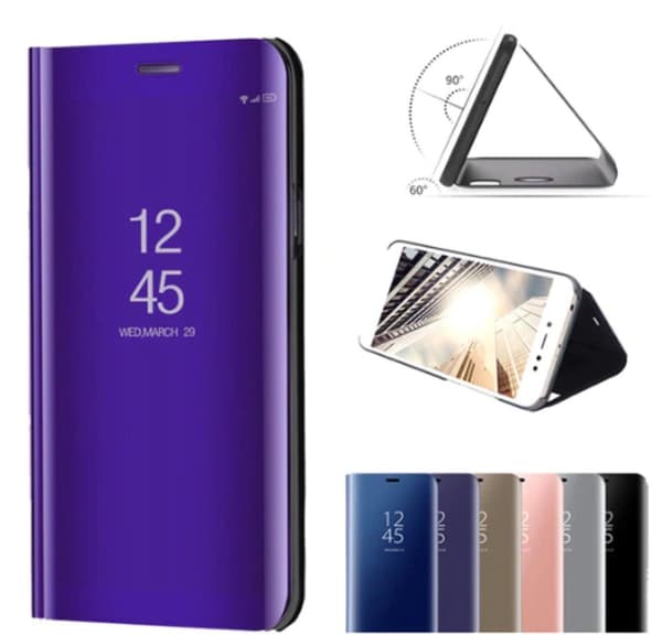 Note 9 flip fodral lila