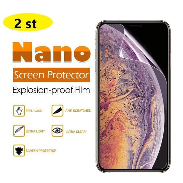 2 st Nano filmfolie för  iphone 7 plus/8 plus