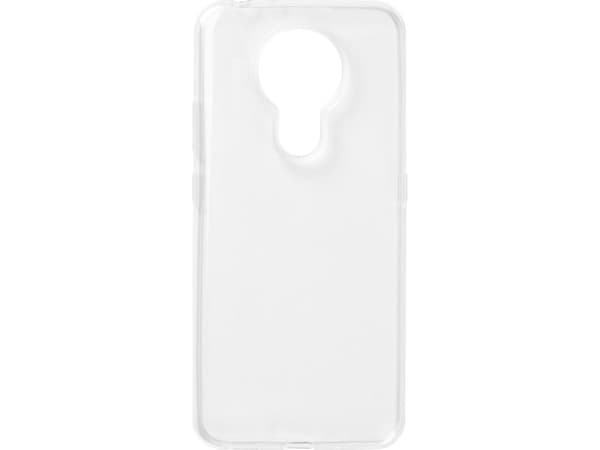 eSTUFF - Fodral för mobiltelefon - UV-belagd termoplastisk polyuretan - klar - för Nokia 5.4