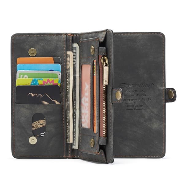 CASEME Samsung Galaxy A52/A52s Retro Lommebok-deksel - Grå