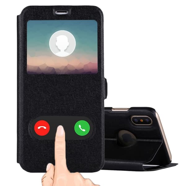 IPhone X/XS Fodral med fönster- Vit