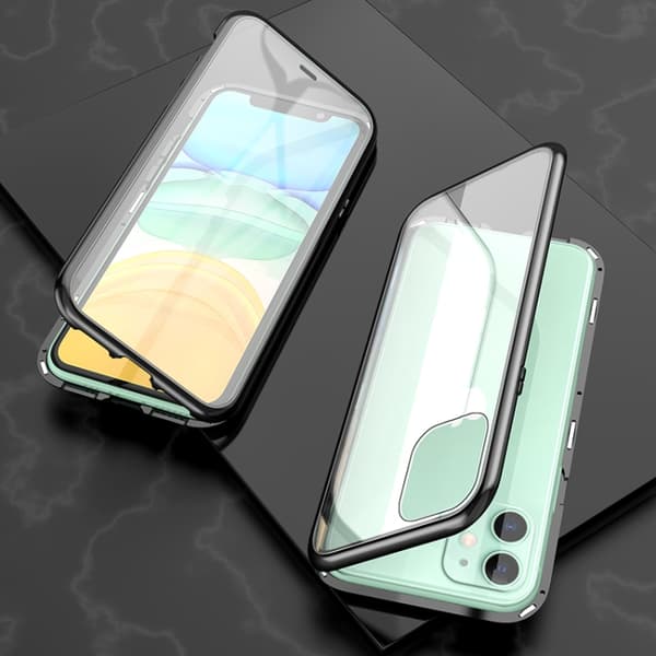 iPhone 11 Skal Magnetiskt i Härdat glas