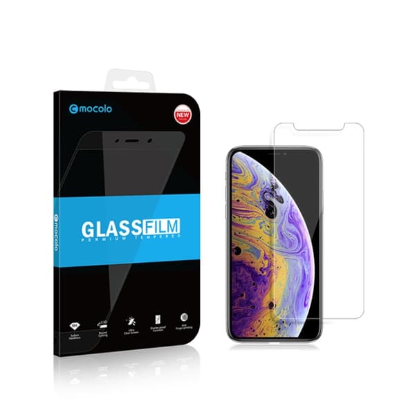 Mocolo iPhone 11 Pro Max & XS Max skärmskydd i härdat glas
