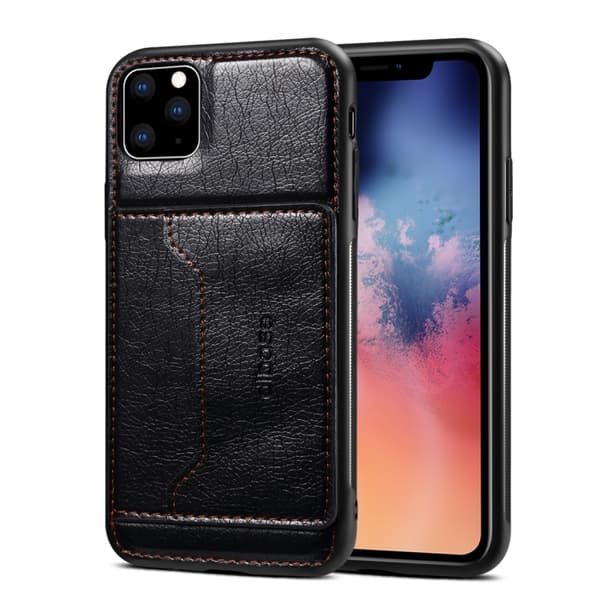 Dibase iPhone 11 Pro skal med korthållare och stöd