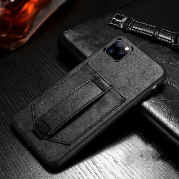 SULADA iPhone 11 Pro Max Läderskal med Korthållare