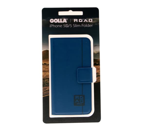 GOLLA ROAD Mobil Booklet Andie Blå iPhone 5/5s/SE G1599