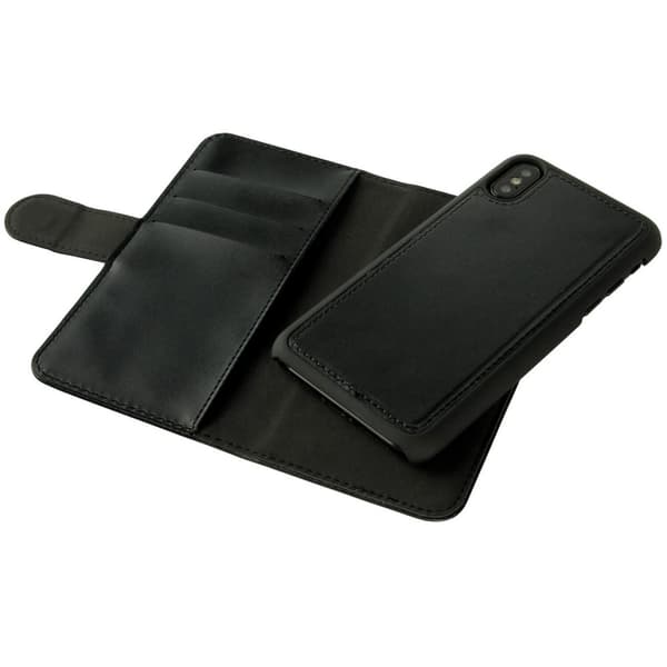 GEAR Lommebokdeksel 2-i-1 Svart - iPhone X/XS
