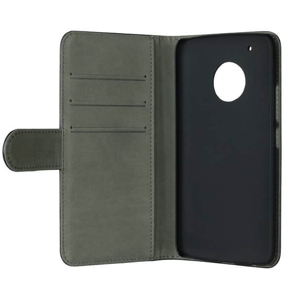 Wallet Moto G5 PLUS Sort