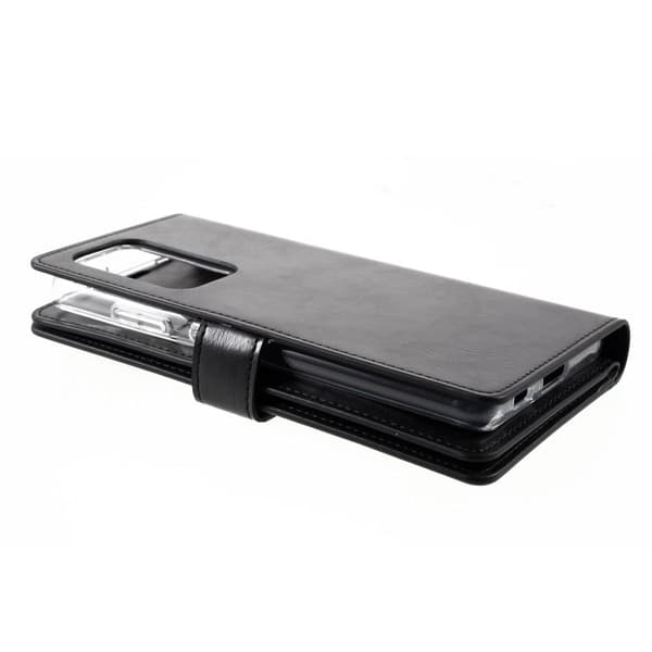 Samsung Galaxy S21 Ultra MERCURY GOOSPERY Mansoor Lompakkokotelo - Musta