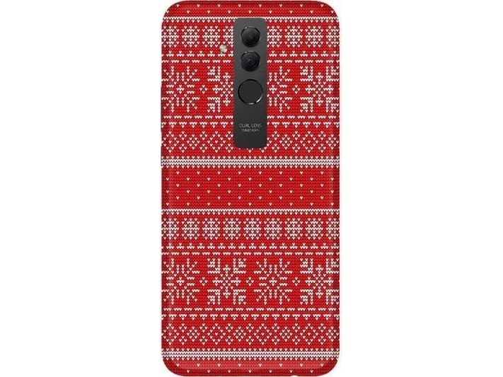 CaseGadget CaseGadget CASE OVERPRINT RED SNOWFLAKES HUAWEI MATE 20 LITE standard
