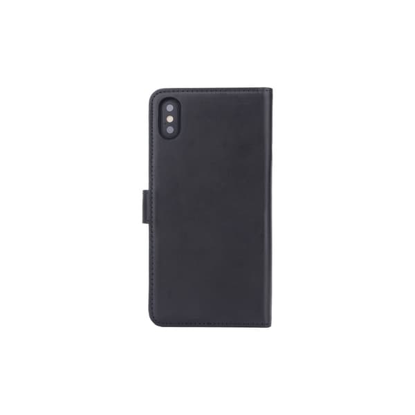RADICOVER Strålingsbeskyttelse Lommebok Skinn iPhone Xs Max 2in1 Magnetdeksel Svart