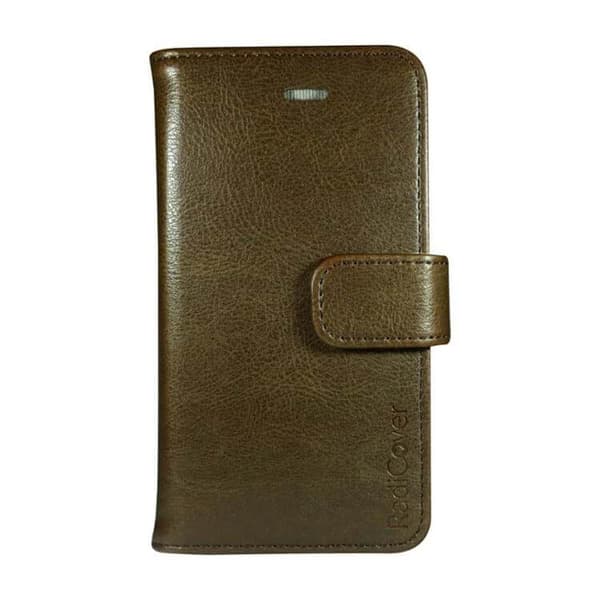 Strålingsbeskyttende Wallet PU iPhone 6/7/8/SE2020/22 Flipcover RFID Brun