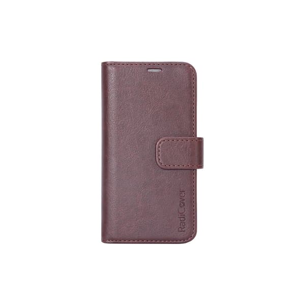 RADICOVER Strålingsbeskyttelse Lommebok PU iPhone 5/5S/SE Flipcover Brun