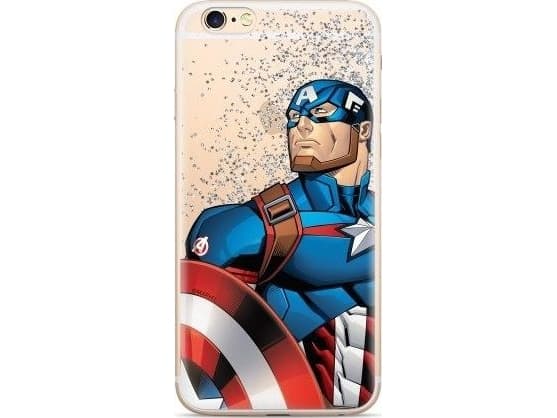 ERT CASE LIQUID GLITTER MARVEL CAPTAIN AMERICA 011 HUAWEI P SMART Z standard