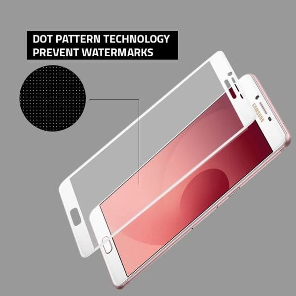 KARKAISTU LASI MOCOLO TG + 3D SAMSUNG GALAXY A3 2017 VALKOINEN