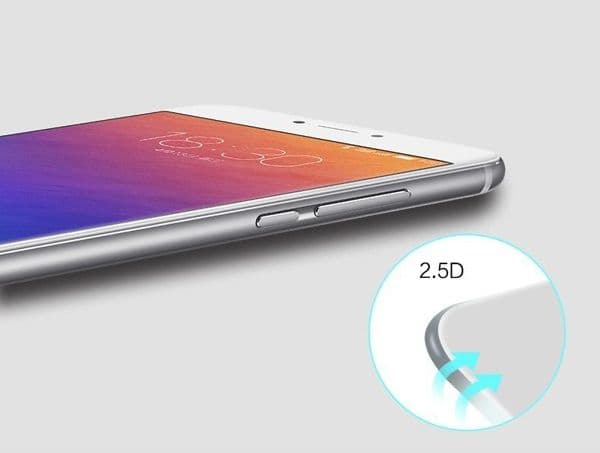 KARKAISTU LASI MOCOLO TG + 3D SAMSUNG GALAXY A3 2017 VALKOINEN