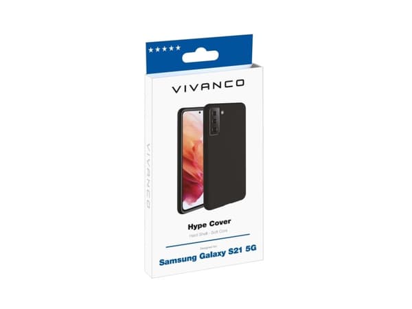 Vivanco Hype Mobiltelefon backcover Samsung Galaxy S21 (5G) Sort