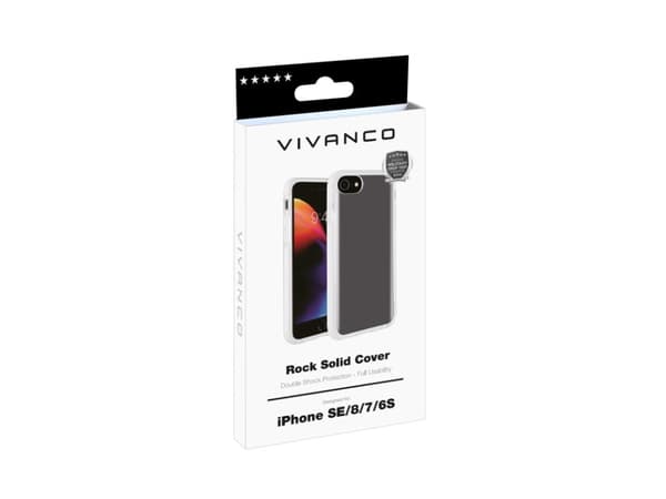Vivanco Anti Shock Mobiltelefon backcover Apple iPhone 6S, iPhone 7, iPhone 8, iPhone SE (2./3. Generation) Transparent Induktiv opladning,