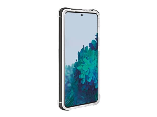 Vivanco Rock Solid, Omslag, Samsung, Galaxy S21+ 5G, 17 cm (6.7"), Svart, Transparent