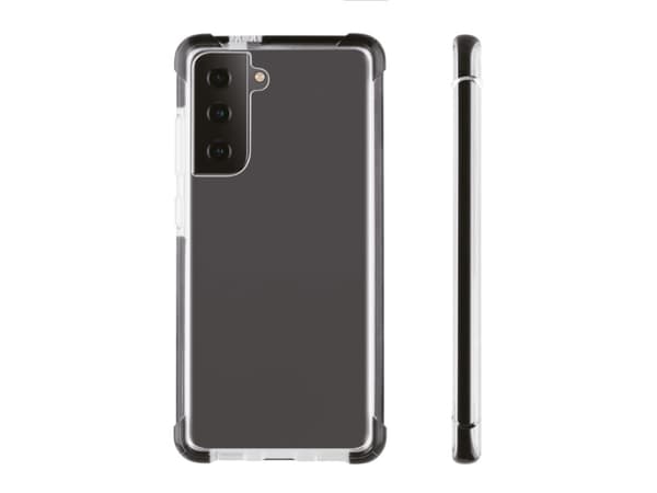 Vivanco Rock Solid, Omslag, Samsung, Galaxy S21 5G, 15,8 cm (6.2"), Svart, Transparent