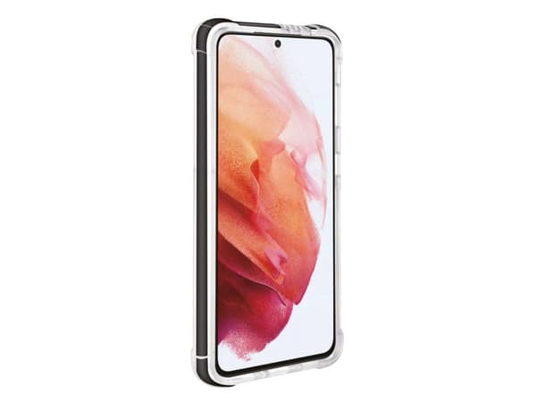 Vivanco Rock Solid, Omslag, Samsung, Galaxy S21 5G, 15,8 cm (6.2"), Svart, Transparent