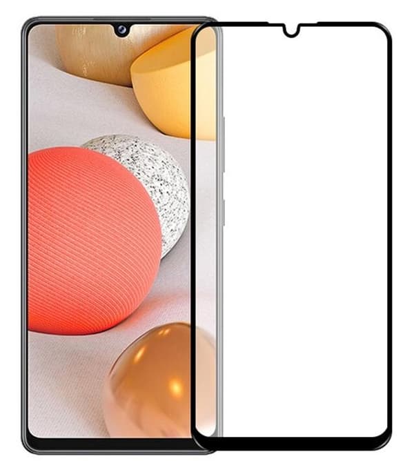 SKALO Samsung A42 Heltäckande Skärmskydd Härdat Glas