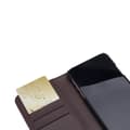 Miniatyrbilde 4 av 7: RADICOVER Strålingsbeskyttelse Lommebok PU iPhone 11 Pro Max Flipcover Brun