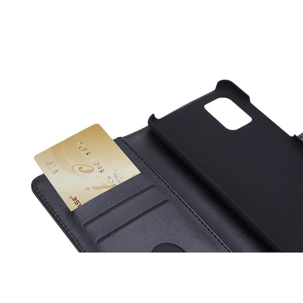 RADICOVER Strålningsskydd Plånboksväska PU Samsung A71 Flipcover Svart 3-Led RFID