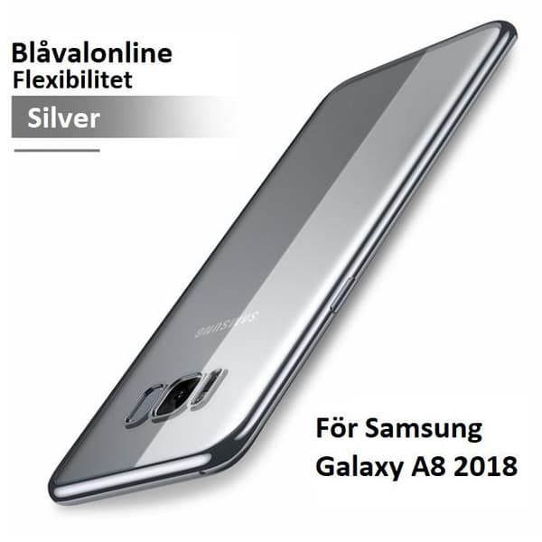 3 st Skal Samsung Galaxy A8 (2018) | Flex Case silver