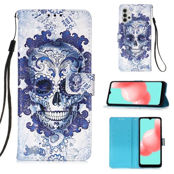 Plånboksfodral Samsung Galaxy A32 5G – Döskalle