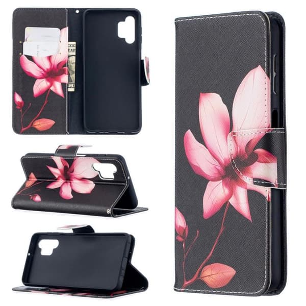 Plånboksfodral Samsung Galaxy A32 5G – Rosa Blomma