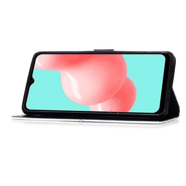 Plånboksfodral Samsung Galaxy A32 5G – Döskalle / Rosor