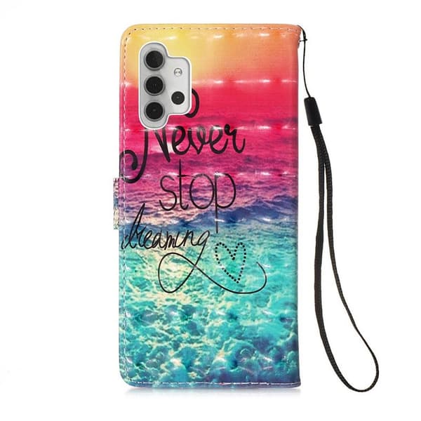 Plånboksfodral Samsung Galaxy A32 5G – Never Stop Dreaming