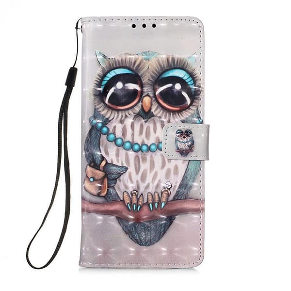 Plånboksfodral Samsung Galaxy A32 5G - Utsmyckad Uggla