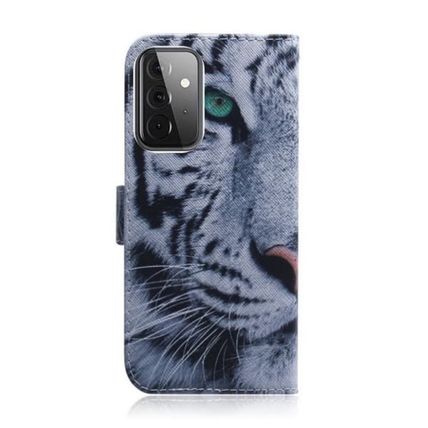 Plånboksfodral Samsung Galaxy A52 / A52s – Vit Tiger