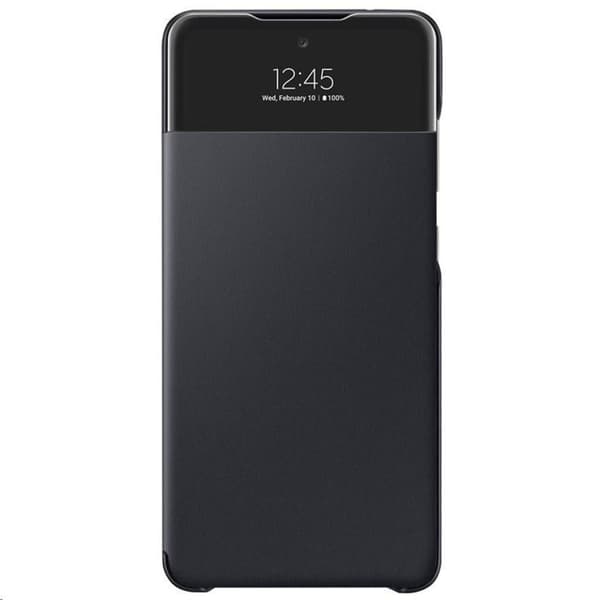 Samsung Original Galaxy A72 Etui Smart S View Wallet Cover Sort