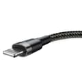 Miniatyrbild 3 av 6: Baseus Lightning Kabel Cafule 2 Meter Svart