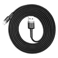 Miniatyrbild 1 av 6: Baseus Lightning Kabel Cafule 2 Meter Svart