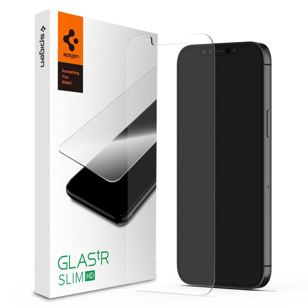 Spigen Screen Protector iPhone 12 Pro Max GLAS.tR SLIM HD CDON