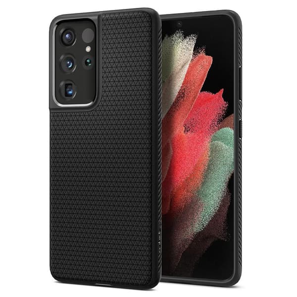 Spigen Liquid Air Case Samsung Galaxy S21 Ultra Black