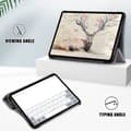 Miniatyrbild 7 av 9: iPad Air 10.9 4th Gen (2020) Fodral Tri-fold Grå