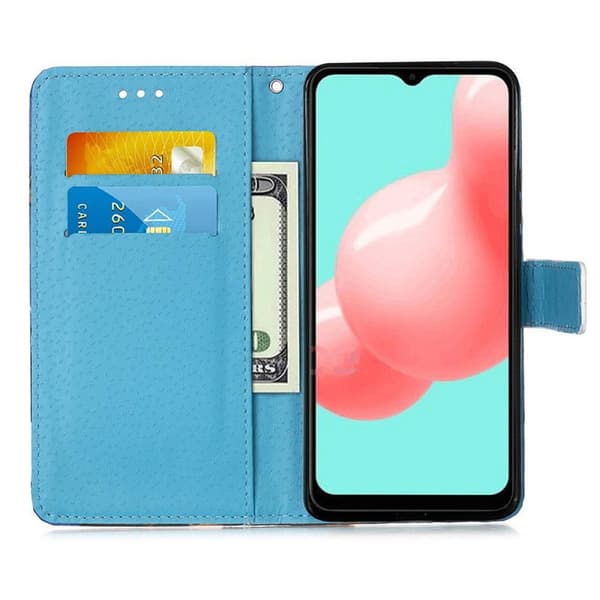 Lompakkokotelo Samsung Galaxy A52 / A52s - Sininen Mandala